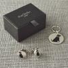 Black Labrador Cufflinks And Dog Tag Set