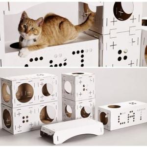POOPY CAT Blocks Cat Playhouse