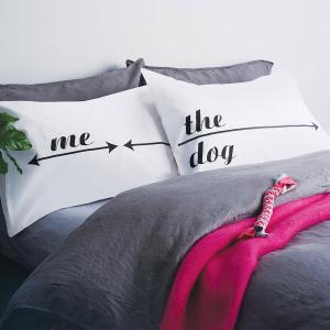 Set Of Two Dog Hogger Pillowcases