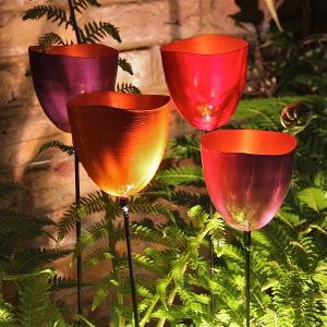 Pink Tulip Tealight Holder/Birdfeeder