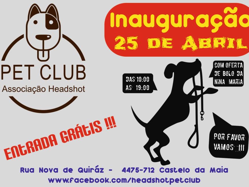 Inauguração Pet Club Associação Headshot