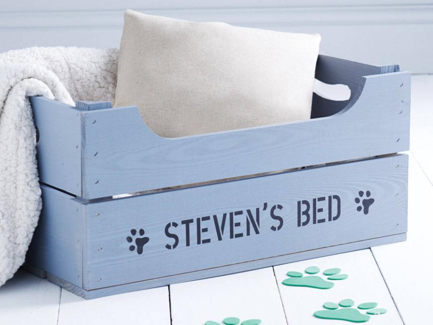 Personalised Crate Pet Bed