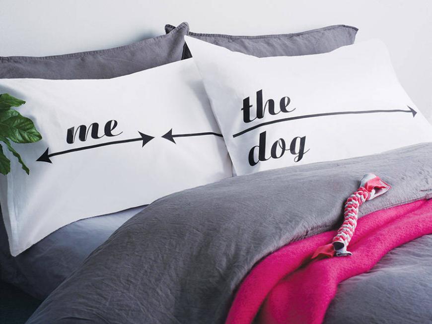 Set Of Two Dog Hogger Pillowcases